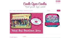Desktop Screenshot of candlequeencandles.com